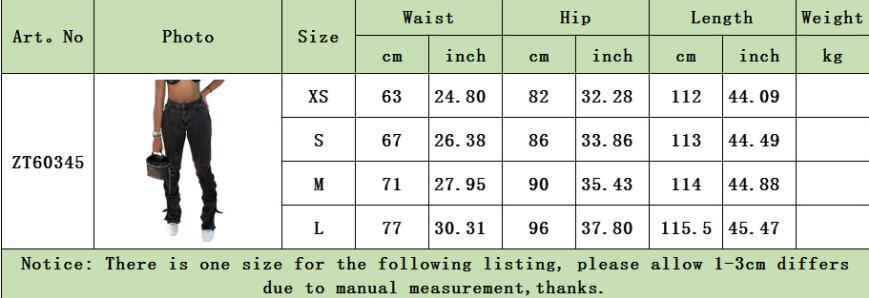 Women's Street Fashion Hem Slit Jeans - SIIV E-Kart