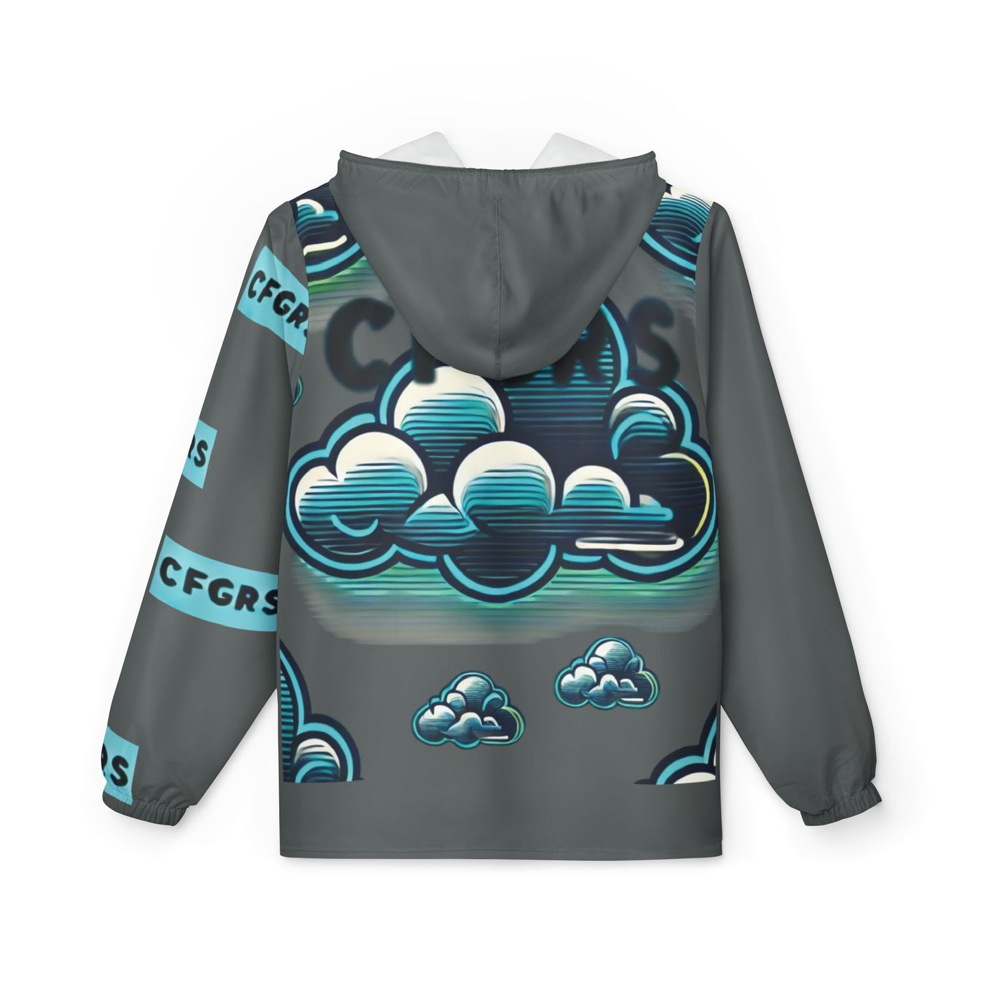Clouded Figures Windbreaker Jacket - SIIV E-Kart