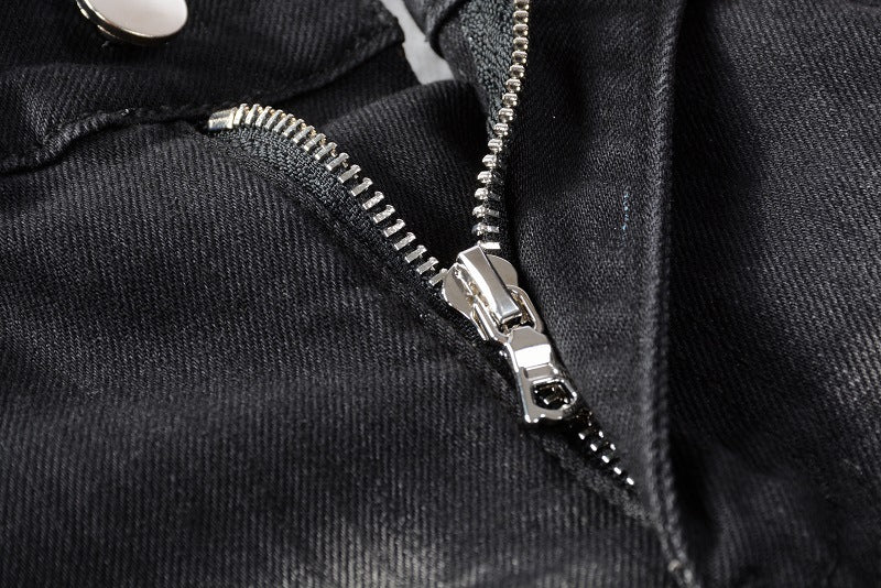 Multi-patched Stretch Slim Jeans - SIIV E-Kart