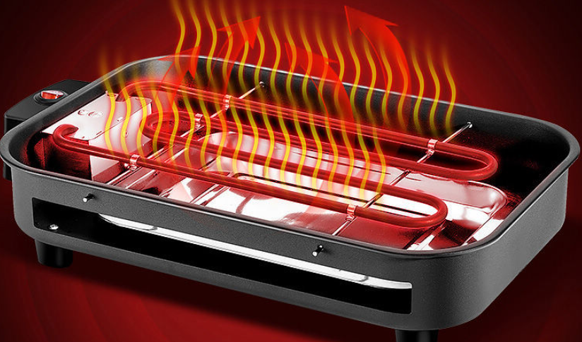 Inside barbecue square electric tray (non-smoking) - SIIV E-Kart