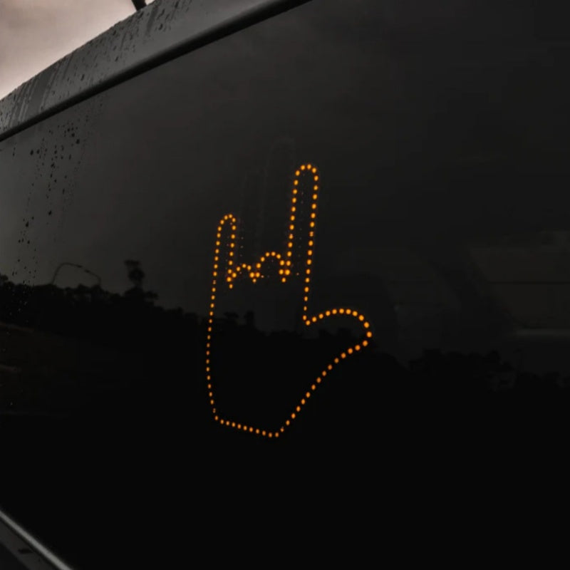 LED hand Gesture Car Light Lamp w Remote