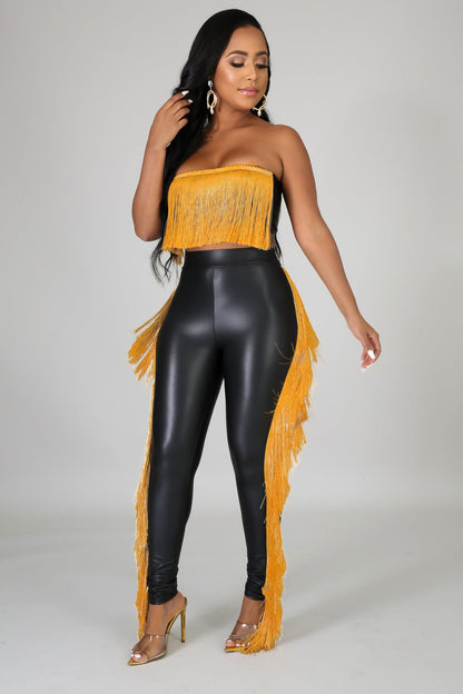 Women’s Two-piece leather set