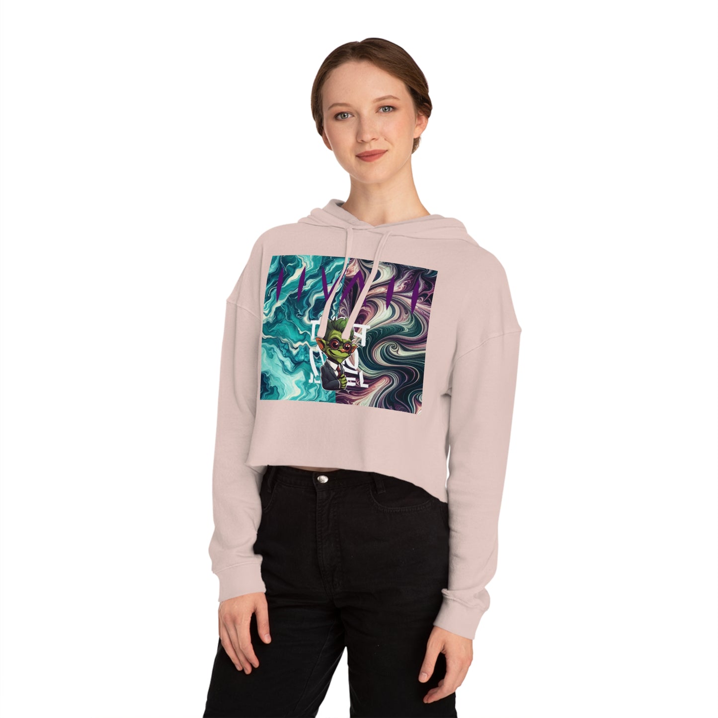 Women’s SEIIV4L Cropped Hoodie