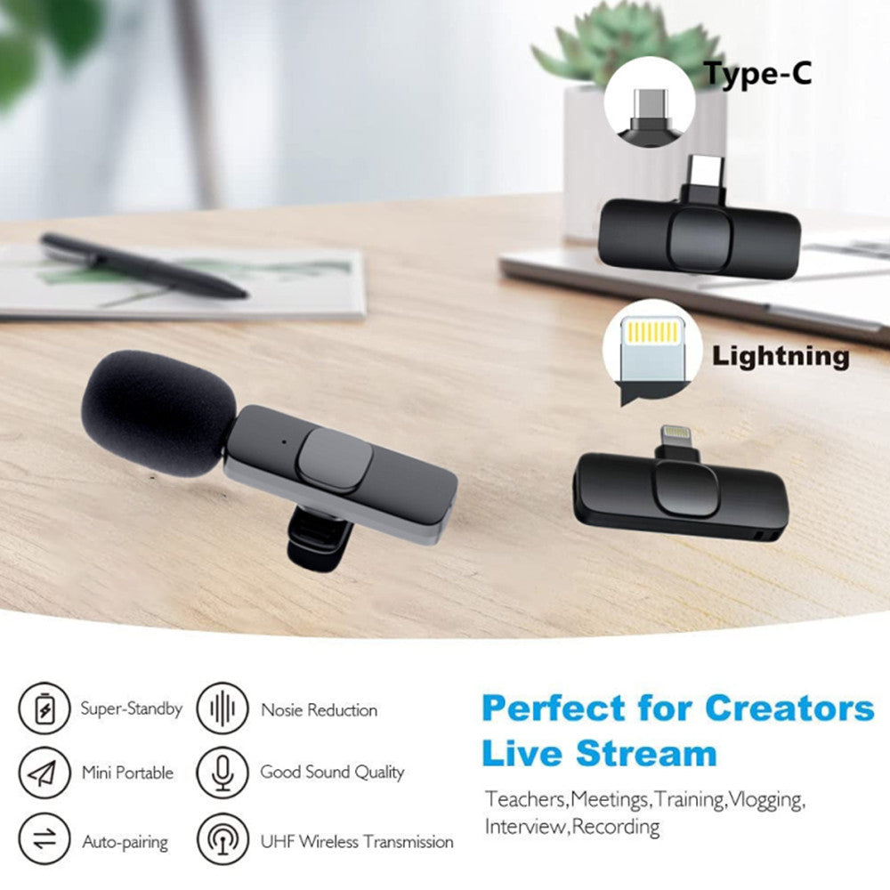 Wireless Portable Microphone (Mini Mic) For, I Phone & Android