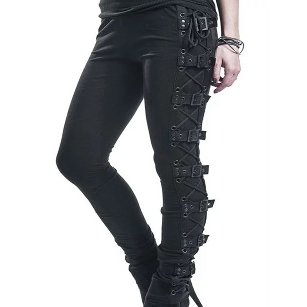 Women's Fashion Punk Skinny Pants