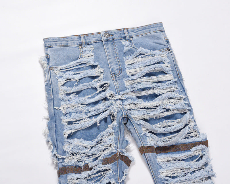 Dynamic Distressed Ripped  Jean pants