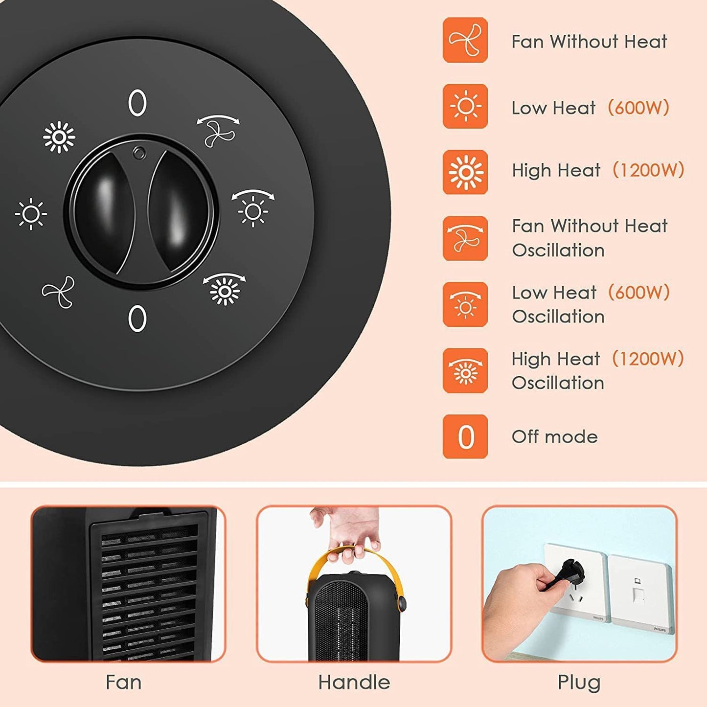 Household Vertical  Head Heater