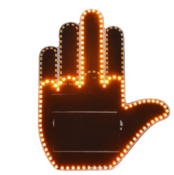 LED hand Gesture Car Light Lamp w Remote