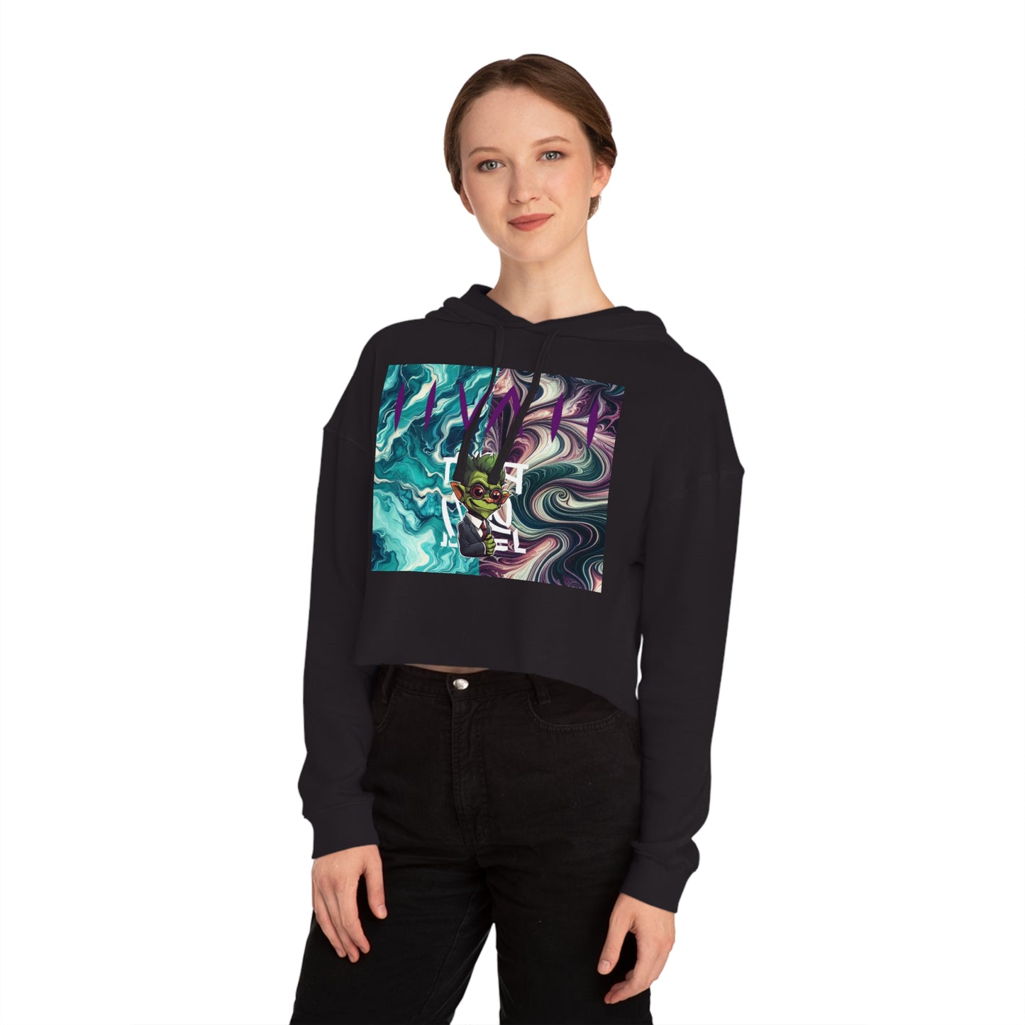 Women’s SEIIV4L Cropped Hoodie