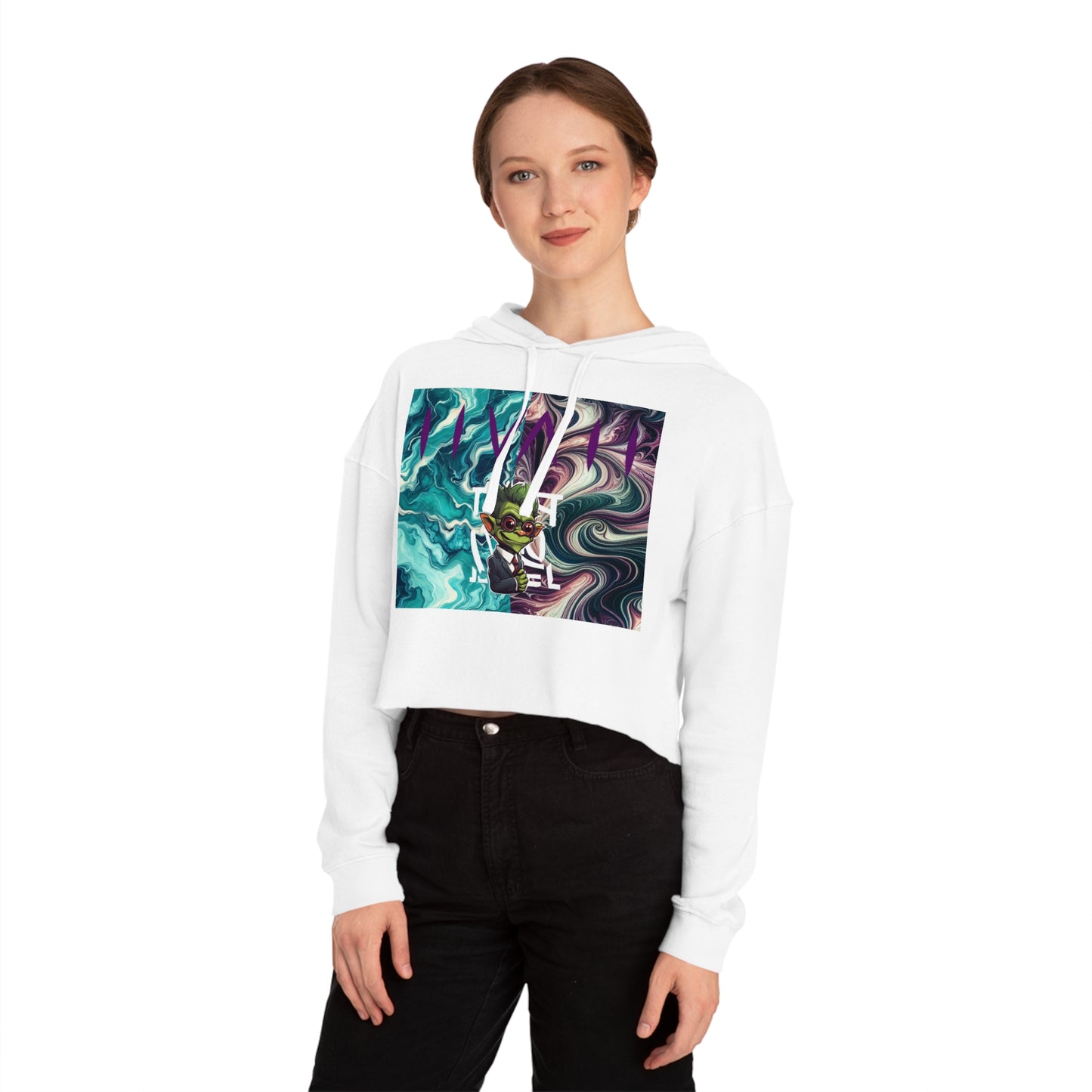 Women’s SEIIV4L Cropped Hoodie