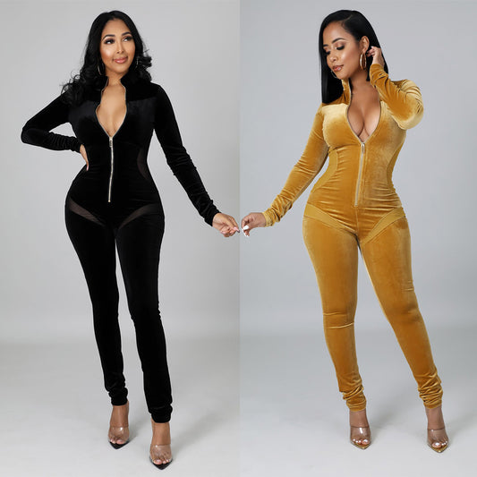 Women's Fitted polyester Romper