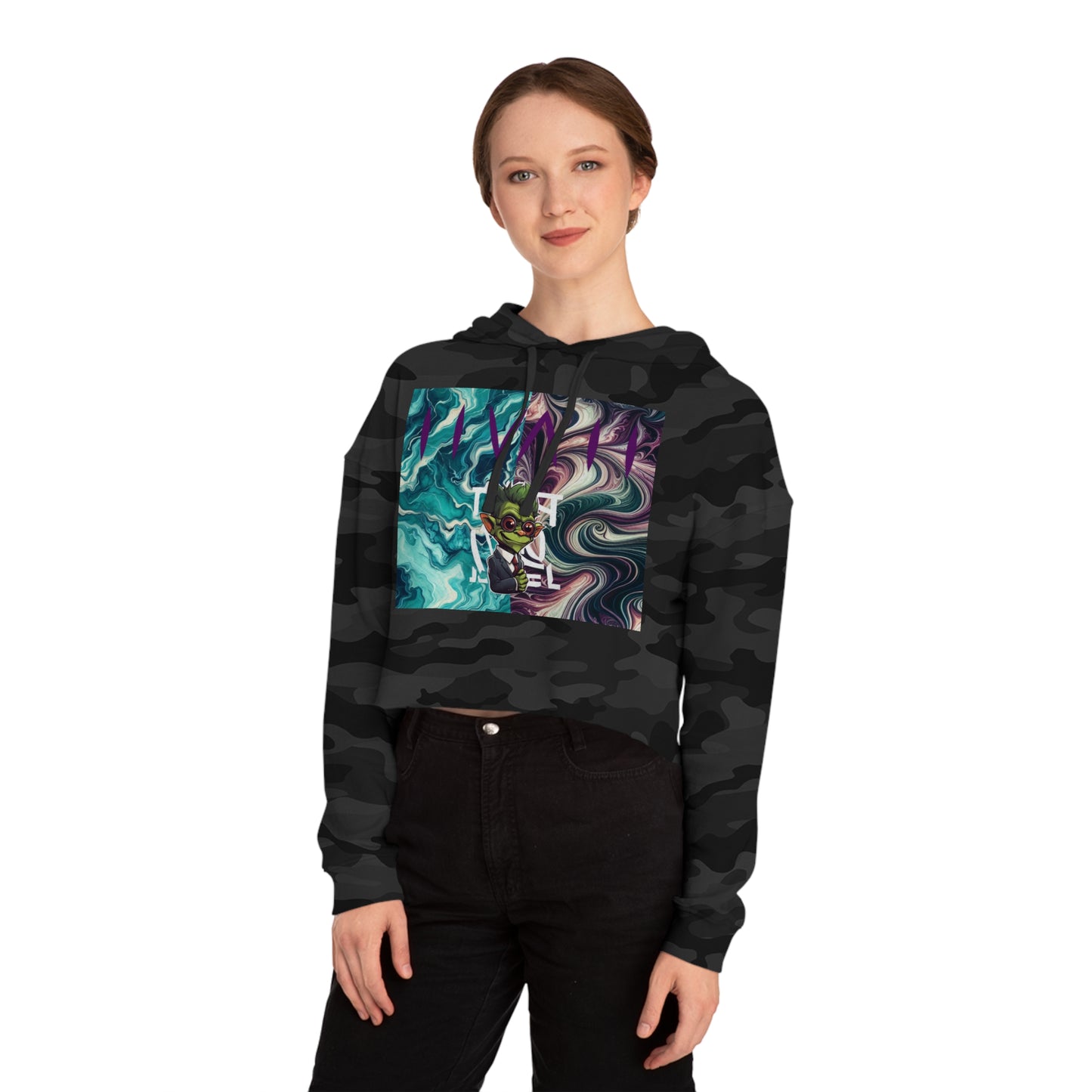 Women’s SEIIV4L Cropped Hoodie