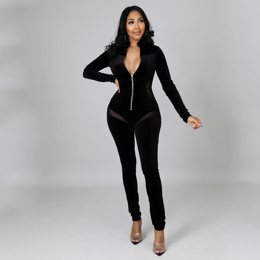 Women's Fitted polyester Romper