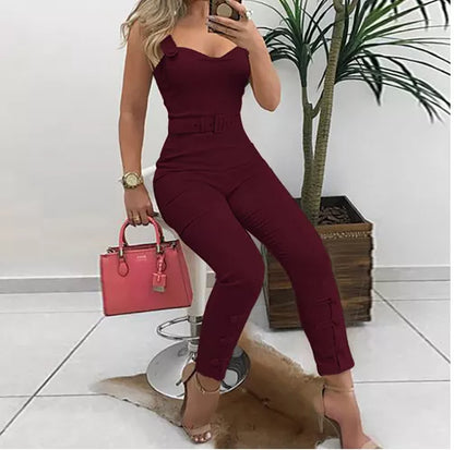 Skinny Slim Fit Casual Romper Jumpsuit