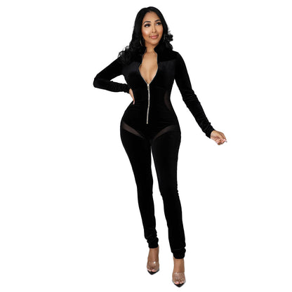 Women's Fitted polyester Romper