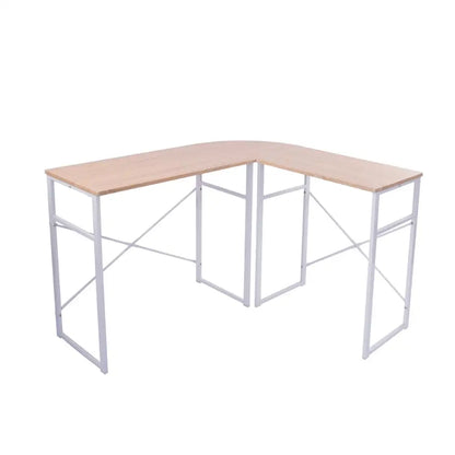 Light L-shaped Corner Desk