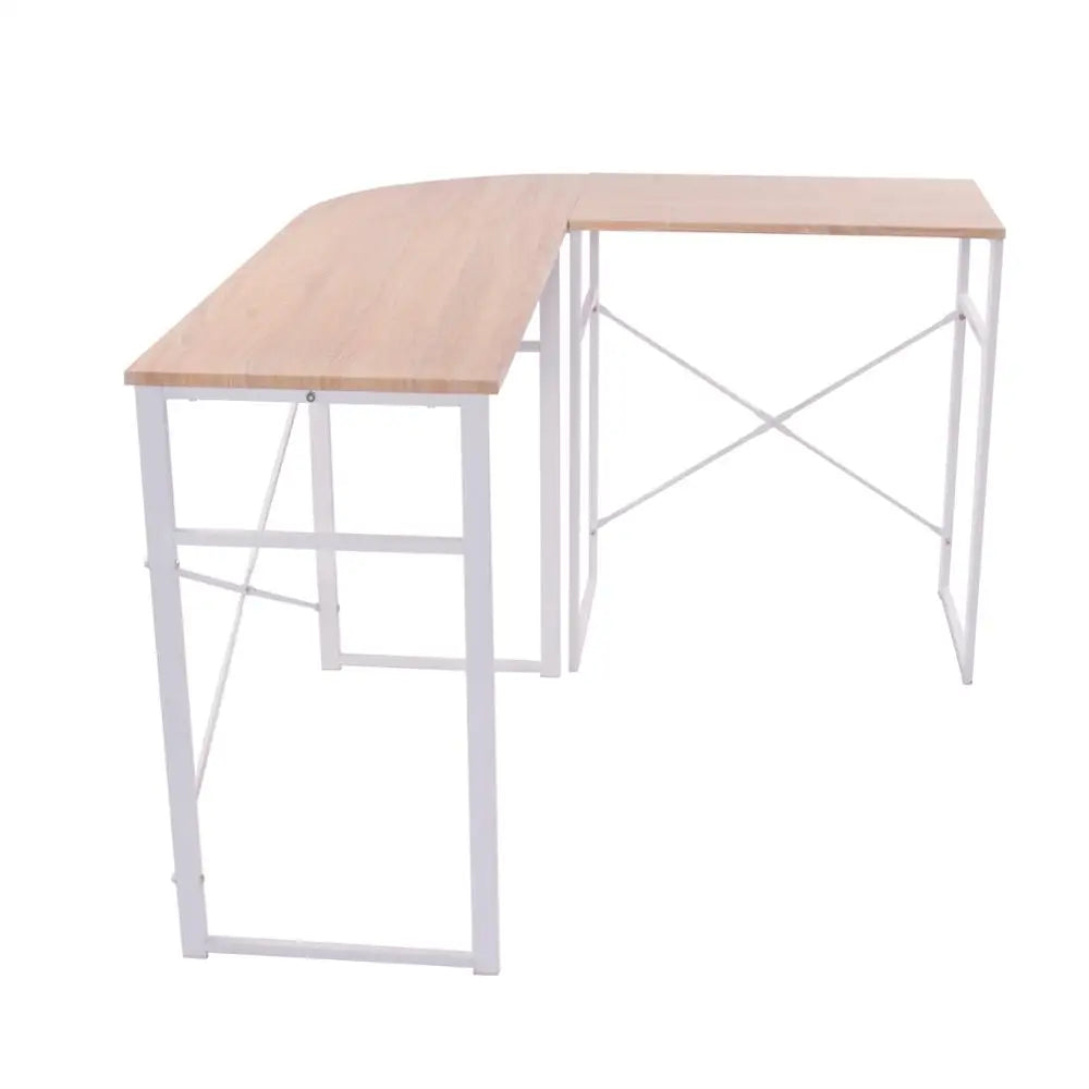 Light L-shaped Corner Desk