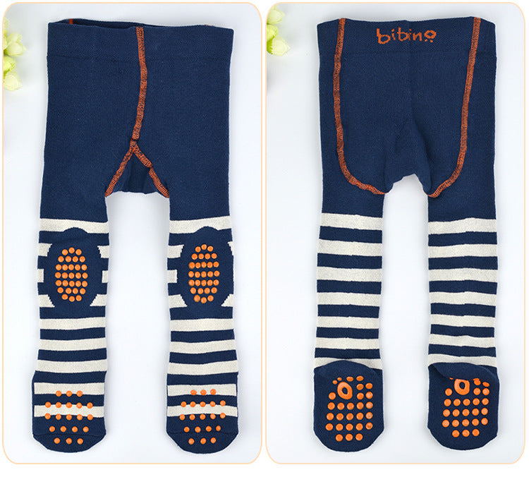 Baby Fleece & Knee Pad, Crawling padded socs 6M-12M+