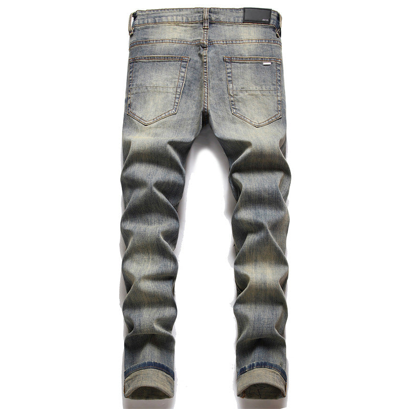 Off white 5 pointed star denim trousers