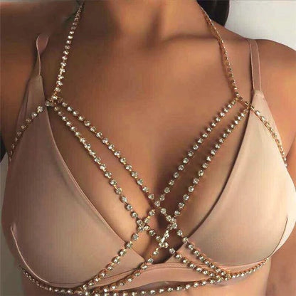 upper Body open fleece decoration Chains (women's)