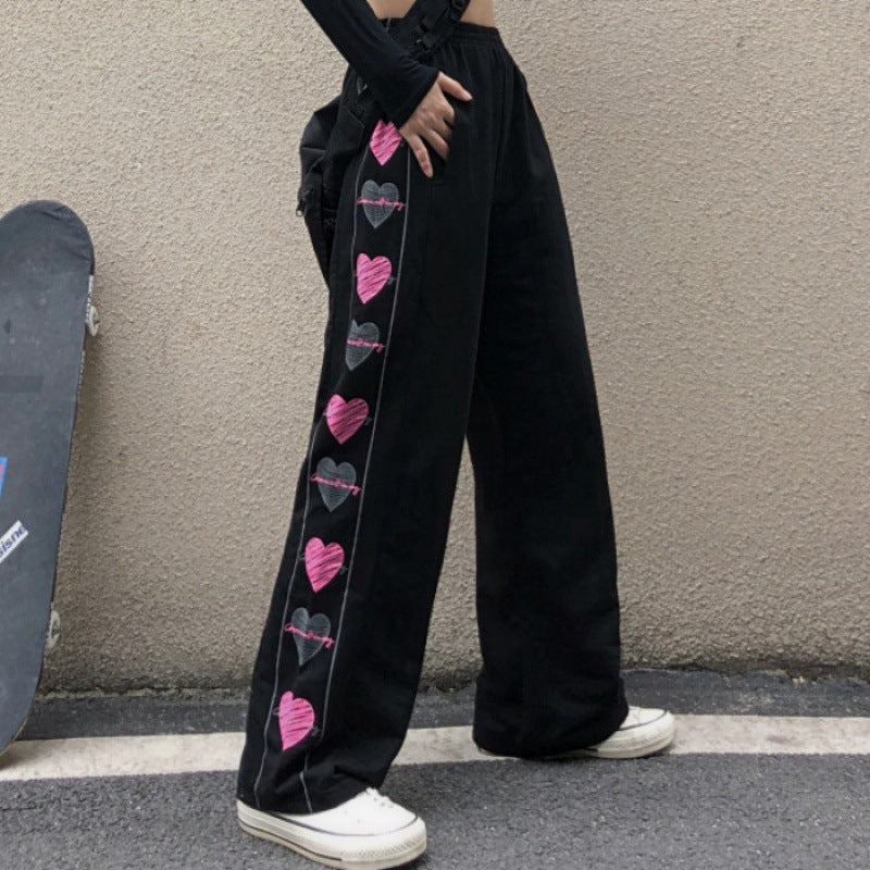 Core Graffiti Straight-leg Pants