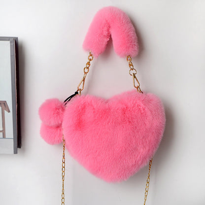 Love Soft Ladies Plush Handbags